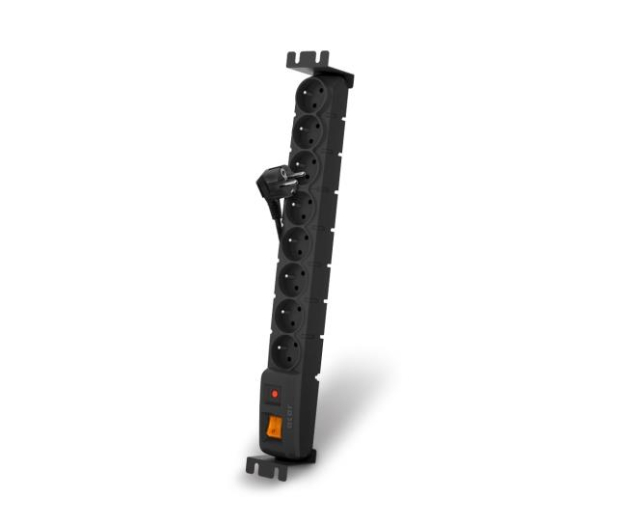 Listwa zasilająca ACAR S8 FA Rack Czarna 3 M ALP-ACARS8---03 - 53496 - zdjęcie